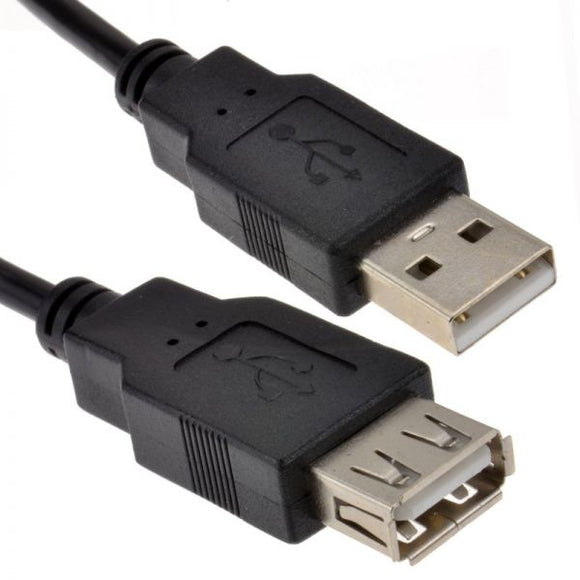 LEAD USB A PLUG - A SOCKET V2.0 5M FLEXICON