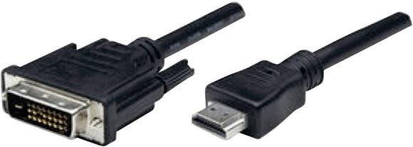 LEAD HDMI  A PLUG - DVI-D 18 PLUG 2M