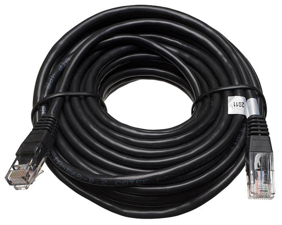 PATCHCORD UTP Cu CAT5e 30M EXTERNAL BLACK CONNECTI