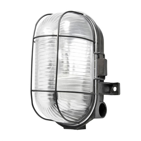 BULK HEAD LIGHT BLACK E27 IP44
