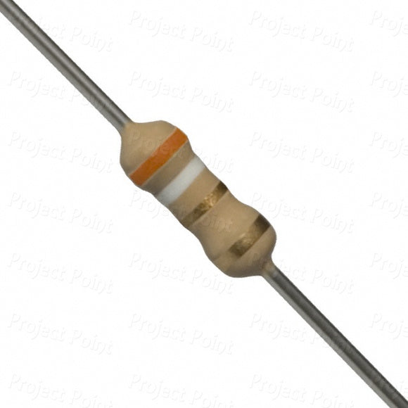 RESISTOR 0.25W 3.9 OHM CARBONFILM