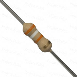 RESISTOR 0.25W  39K OHM CARBONFILM