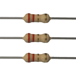 RESISTOR  0.5W  2.2 OHM METALFILM