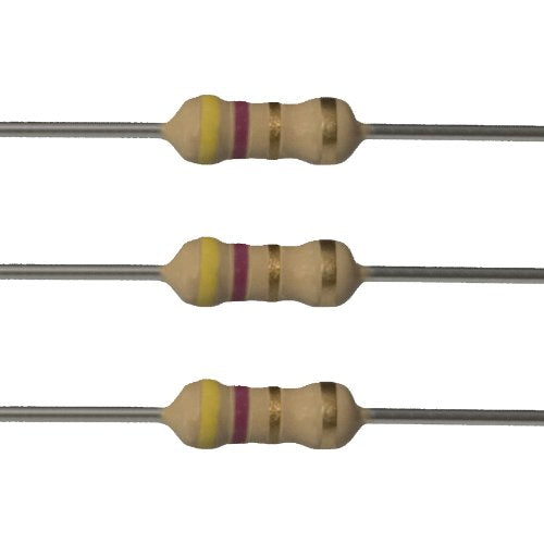 RESISTOR  0.5W  4.7 OHM METALFILM