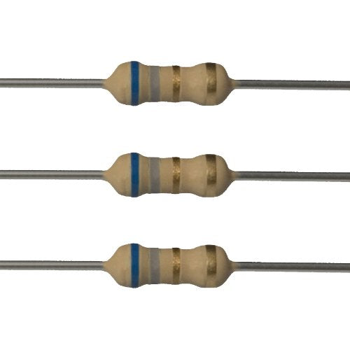 RESISTOR  0.5W  6.8 OHM METALFILM