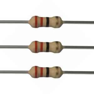 RESISTOR  0.5W   22 OHM METALFILM