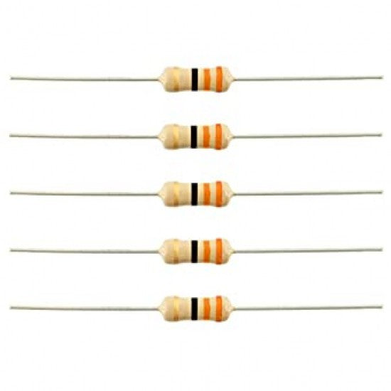 RESISTOR  0.5W   33 OHM METALFILM