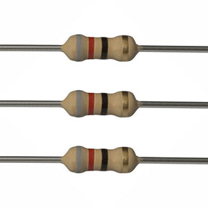 RESISTOR  0.5W   82 OHM METALFILM