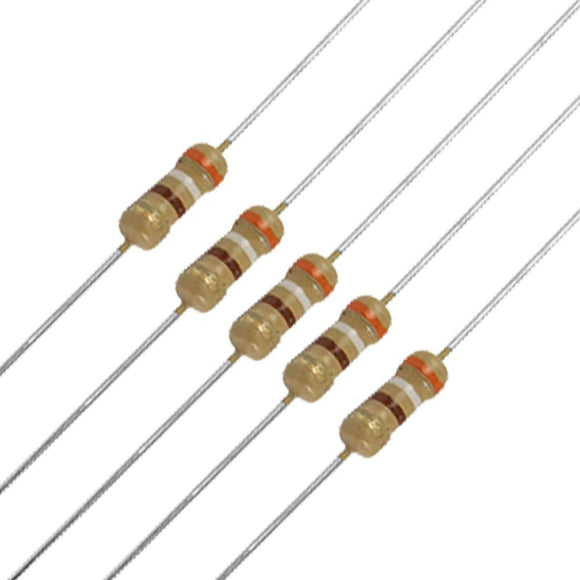 RESISTOR  0.5W  390 OHM METALFILM