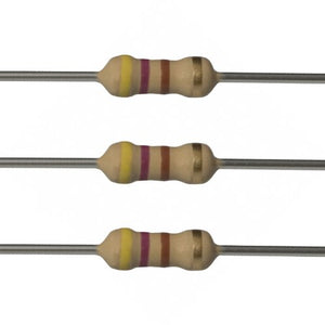 RESISTOR  0.5W  470 OHM METALFILM