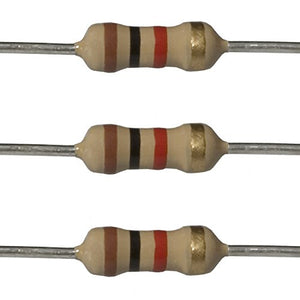 RESISTOR  0.5W  1K0 OHM METALFILM