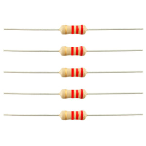 RESISTOR  0.5W  2K2 OHM METALFILM