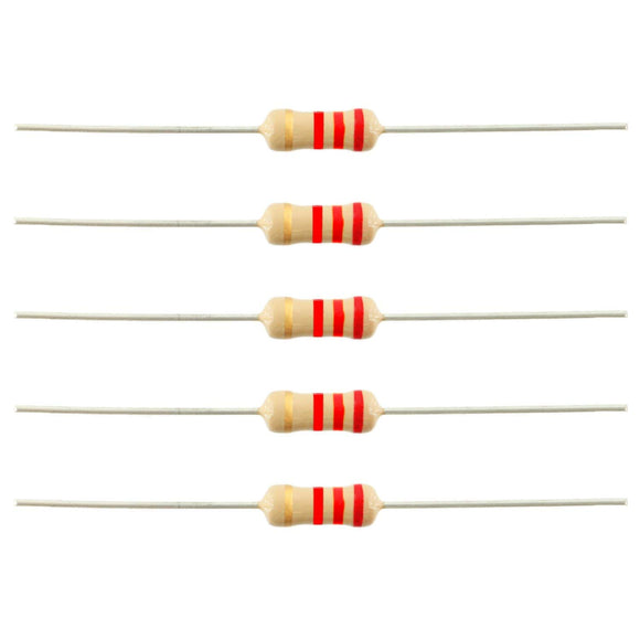 RESISTOR  0.5W  2K2 OHM METALFILM