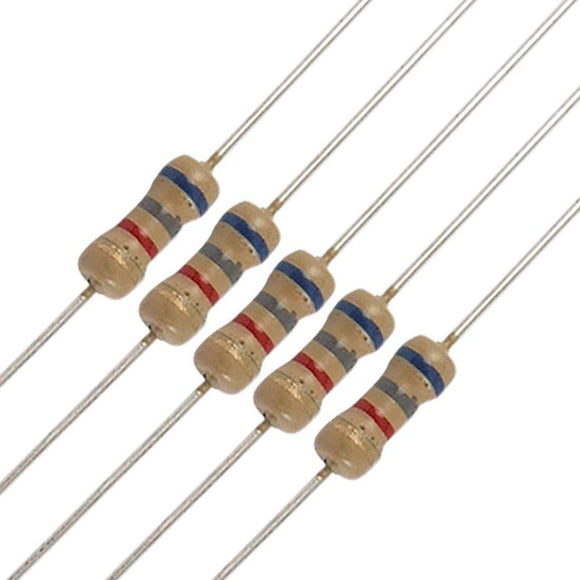 RESISTOR  0.5W  6K8 OHM METALFILM