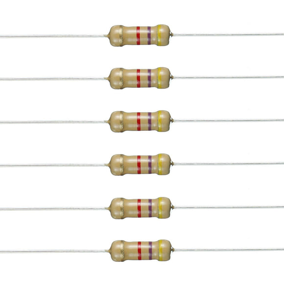 RESISTOR  0.5W  47K OHM METALFILM