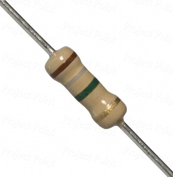 RESISTOR  0.5W  1M8 OHM METALFILM