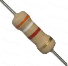 RESISTOR    1W  3K9 OHM METALFILM