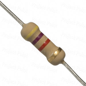 RESISTOR    1W  4K7 OHM METALFILM