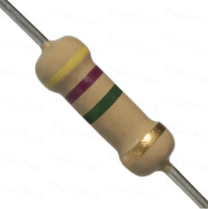 RESISTOR    1W  4M7 OHM METALFILM