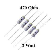 RESISTOR    2W  470 OHM METALFILM