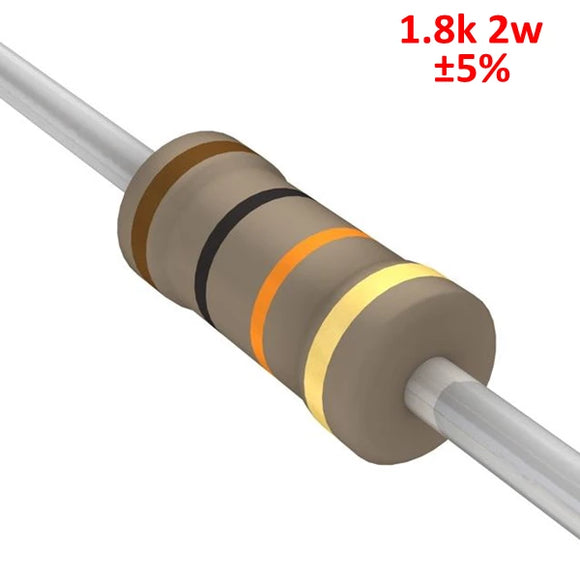 RESISTOR    2W  1K8 OHM METALFILM