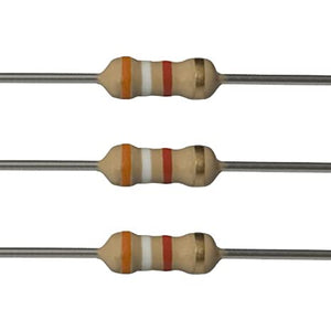 RESISTOR    2W  3K9 OHM METALFILM