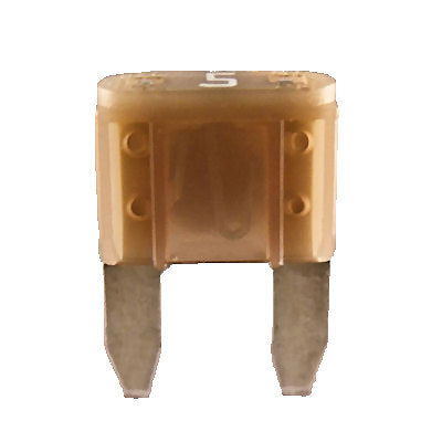 FUSE MINI BLADE 5AMP 32V DC TAN