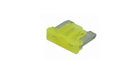 FUSE LOW PROFILE MINI 20AMP 32V DC YELLOW