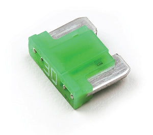 FUSE LOW PROFILE MINI 30AMP 32V DC GREEN