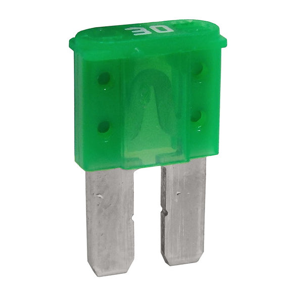 FUSE MICRO BLADE 30AMP 32V DC GREEN