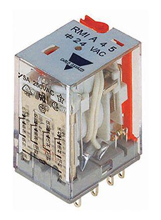 RELAY INDUSTRIAL 4POLE DT 5A 48V AC CARLO GAVAZZI