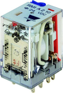 RELAY INDUSTRIAL DPDT 5A 12V AC CARLO GAVAZZI