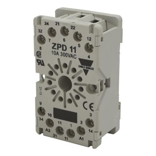 RELAY BASE FOR RCP 11 PIN F/I CARLO GAVAZZI