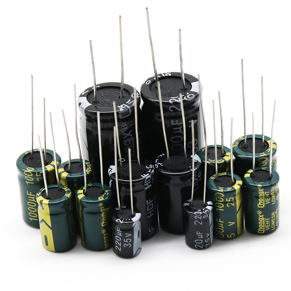 CAPACITOR ELECTROLYTIC 10UF  63V VERT 105''