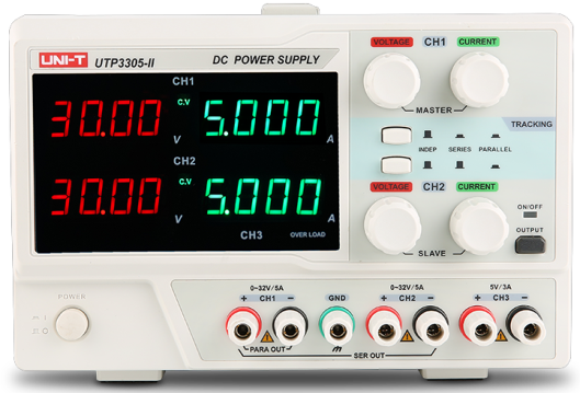 POWER SUPPLY 3 CHANNEL DC 0-32V 0-5A UTP3305 UNI-T