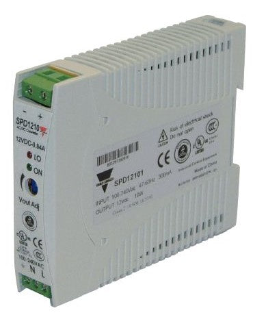 POWER SUPPLY SWITCH MODE 12VDC 10W 840mA DIN RAIL