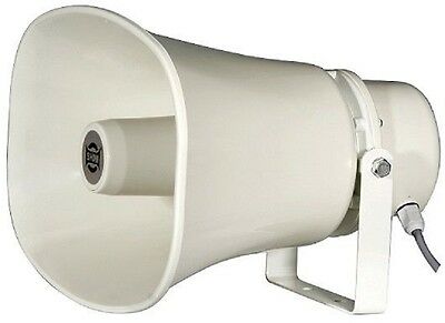 HORN SPEAKER RECTANGULAR 100V 10WATT  IP66 WHITE