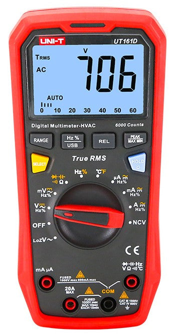 DIGITAL MULTIMETER UT161D TRUE RMS UNT-T