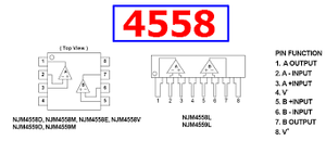 INT. CIR.  AN 4558 DIP-8