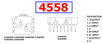 INT. CIR.  AN 4558 DIP-8